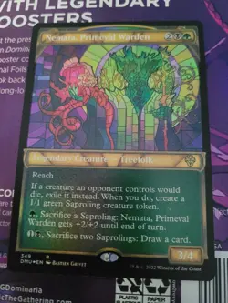 Nemata, Primeval Warden - Textured FOIL (Near Mint NM) MTG - Dominaria United - Image 1
