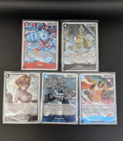One Piece OP-12 Holo Foil Card Lot (21) Mihawk Shanks Robin Sabo SR/Parallel Mix - Image 4