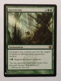 MTG - Asceticism - The List (SOM 110/249) - Regular Rare - Hexproof, Regenerate - Image 1