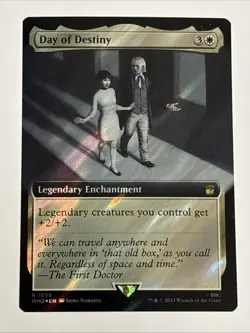 MTG Doctor Who Day of Destiny Extended Art Surge Foil 1055 NM Rare - Image 1