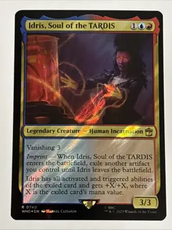 MTG Universes Beyond: Doctor Who Idris, Soul of the TARDIS Surge Foil 0740 NM R - Image 1