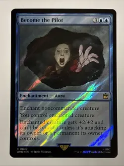 MTG Universes Beyond: Doctor Who Become the Pilot Surge Foil 0642 NM Rare - Image 1