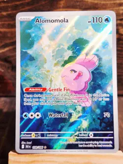 Pokemon Alomomola 108/086 Sv: Black Bolt Illustration Rare Holo 110 HP Basic - Image 2