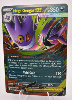 Mega Gengar EX, Pokemon Near Mint, Phantasmal Flames, Double Rare, 56/94 - Image 2