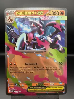 Mega Charizard X ex - MEP Black Star Promo #29 Mega Evolution Pokemon - NM - Image 1