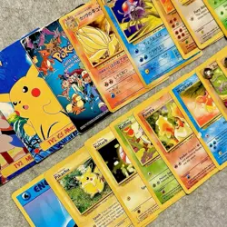 Old Pokemon Card Lot - 20 Vintage Pokemon TCG / Topps Pikachu 1999 All DMG Cond. - Image 1