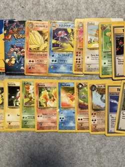 Old Pokemon Card Lot - 20 Vintage Pokemon TCG / Topps Pikachu 1999 All DMG Cond. - Image 3