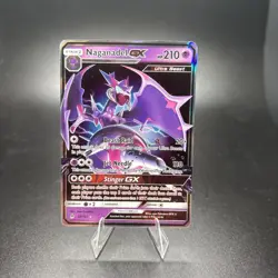 Pokemon TCG Sun & Moon Forbidden Light - Naganadel GX 56/131 - NM -c - Image 1