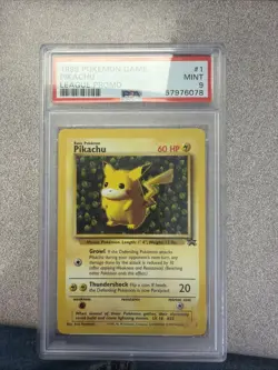 1999 Pokemon Game League Promo Pikachu “Ivy” #1 Psa 9 - Image 1