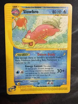 Slowbro 33/147 Aquapolis Rare Pokemon TCG 2002 e-Reader HP Non-Holo - Image 1