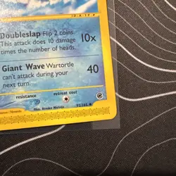 Wartortle - 92/165 Expedition Base Set - Pokemon TCG - 2002 LP - Image 4