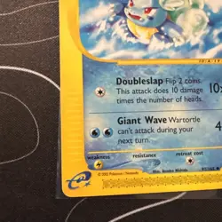 Wartortle - 92/165 Expedition Base Set - Pokemon TCG - 2002 LP - Image 5