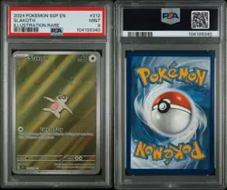 Pokemon TCG Slakoth Sv08 Surging Sparks 212/191 Illustration Rare Holo PSA 9 - Image 3