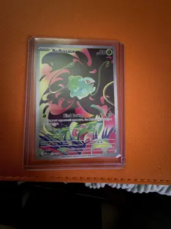 Pokemon Bulbasaur Full Art Holo Basic 80HP Me01: Mega Evolution 133/132 - Image 1