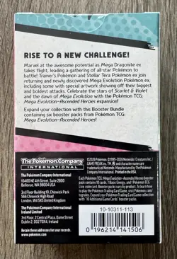 Pokemon TCG Mega Evolution—Ascended Heroes Booster Box Bundle 6 Packs English - Image 2