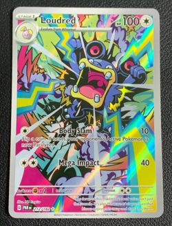 Loudred 212/182 Paradox Rift Illustration Rare Holo Pokemon TCG Card NM - Image 1