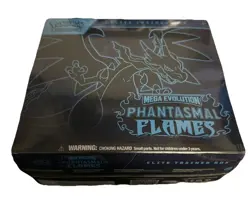 Phantasmal Flames Elite Trainer Box ETB Pokemon New Sealed Pokemon - Image 1