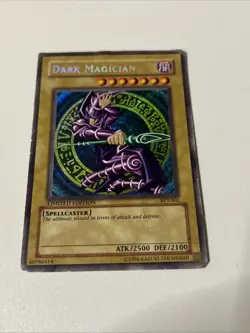 Yugioh Dark Magician BPT-001 Limited Edition Secret Rare HP/DMG - Image 1