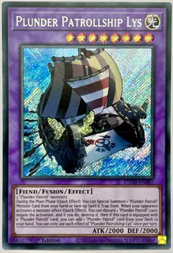 ETCO-EN087 Plunder Patrollship Lys - Secret Rare 1st Edition Near Mint YuGiOh - Image 1