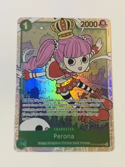 Perona OP12-034 Legacy Master SR Foil 2000 Power 1 Cost One Piece CCG - Image 1