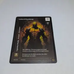 Wonders of the First Existence #10 Carbon-X7 Synthforge Mythic - Image 1