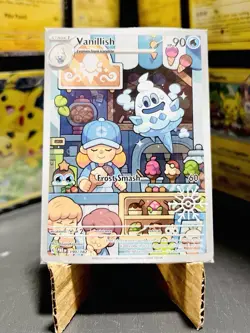 Vanillish 190/182 Illustration Rare Holo Pokemon Card Near Mint Condition Sealed - Image 1