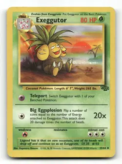 Exeggutor 35/64 - Jungle - Pokemon Card HP - Image 1