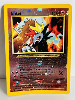 SEALED Entei 34 Reverse Holo Black Star Promo Set - Pokemon Card [2001] Neo - Image 1