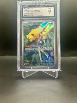 CGC 9 MINT Misty Psyduck 071/063 AR Pokemon Heat Wave Pokemon Card Japanese - Image 1
