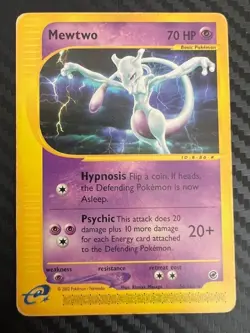 Pokemon TCG Mewtwo Expedition Base Set 56/165 Regular Rare HP/DMG - Image 1