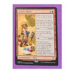 Wizards MTG Artist's Talent Bloomburrow Regular EN Rare Enchantment Red #0124 - Image 1