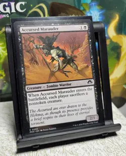MTG Modern Horizons 3 Accursed Marauder 80, NM, Regular, Pack Fresh, Ships Quick - Image 1