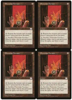 MTG Phyrexian Furnace x4 Weatherlight Uncommon LP Playset - Image 1