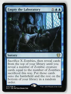 Empty the Laboratory #14 (NM) Midnight Hunt MIC Magic MTG - Image 1