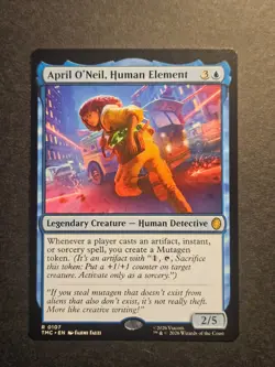 April O'Neil, Human Element R Commander: Teenage Mutant Ninja Turtles 0107 NM - Image 1