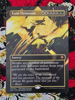 MTG Eerie Ultimatum Borderless SPG 104 NM - Special Guests Near Mint - Image 1