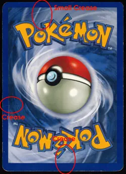 Ninetales 12/102 - Original Base Set 1 Pokemon Card Holo Rare Damaged Crease - Image 2