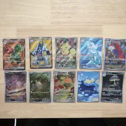 Pokemon Surging Sparks Illustration Rare Ultra Rare Full Art TCG Lot - Image 1