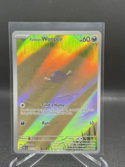 Pokemon TCG - Paldea Evolved Paldean Wooper 221/193 Illustration Rare - Image 1