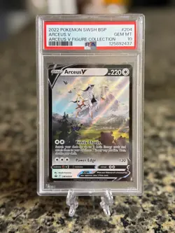 Pokemon Arceus V Figure Coll. Black Star Promo SWSH204 PSA 10 Gem Mint - Image 3