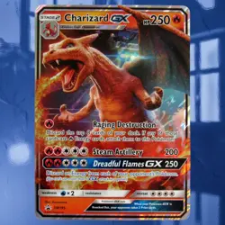 Charizard GX 2019 Pokemon Sun Moon Jumbo Black Star Promo #SM195 Near-Mint☆ - Image 1