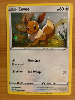 Eevee SWSH095 Cosmos Holo LP - Sword & Shield Promo 2021 - Pokemon TCG - Image 1