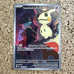 Pokemon TCG Team Rocket's Mimikyu ASC 238/217 Secret Rare Near Mint Pack Fresh - Image 1