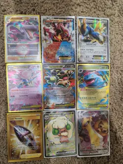 Pokemon Card Lot Of 33 V max V Star EX Full Art Mega GX Break All Near Mint - Image 2