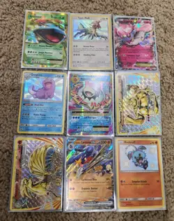 Pokemon Card Lot Of 33 V max V Star EX Full Art Mega GX Break All Near Mint - Image 3