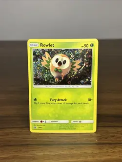 Rowlet SM01 General Mills Promo | Holo Promo Pokemon Card - Image 2