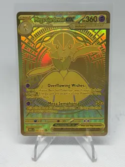 Mega Gardevoir EX 187/132 Gold ME01: Mega Evolution Holo Pokemon TCG EN - Image 1