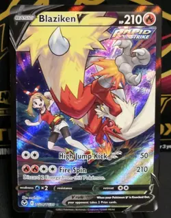 Pokemon Blaziken V Trainer Gallery Silver Tempest TG14/TG30, Condition Near Mint - Image 1
