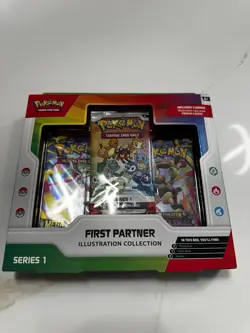 Pokemon TCG First Partner Illustration Collection Series 1 Box (Pack of 4) - Image 1
