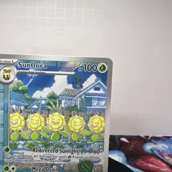 Pokemon TCG Sunflora Illustration Rare Card 169/167 Twilight Masquerade NM - Image 5
